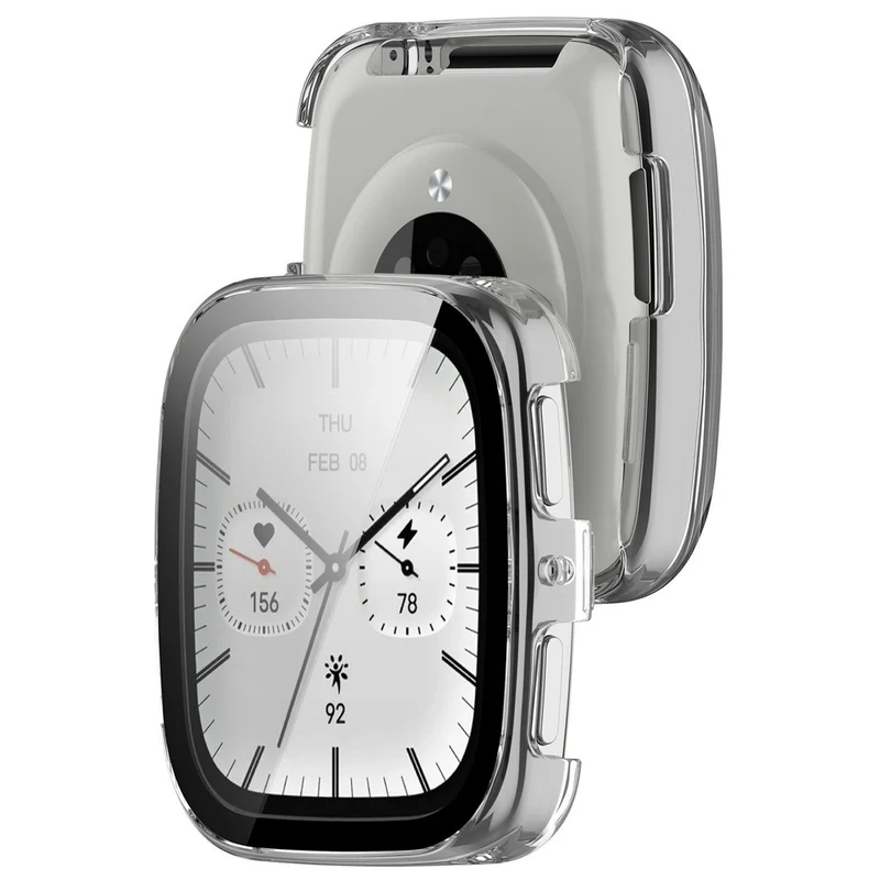 Mega Stylisch Amazfit Active 2 Glas und Silikon Hülle