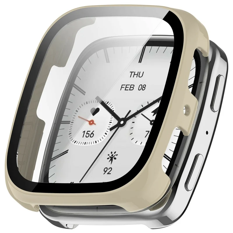 Mega Stylisch Amazfit Active 2 Glas und Silikon Hülle