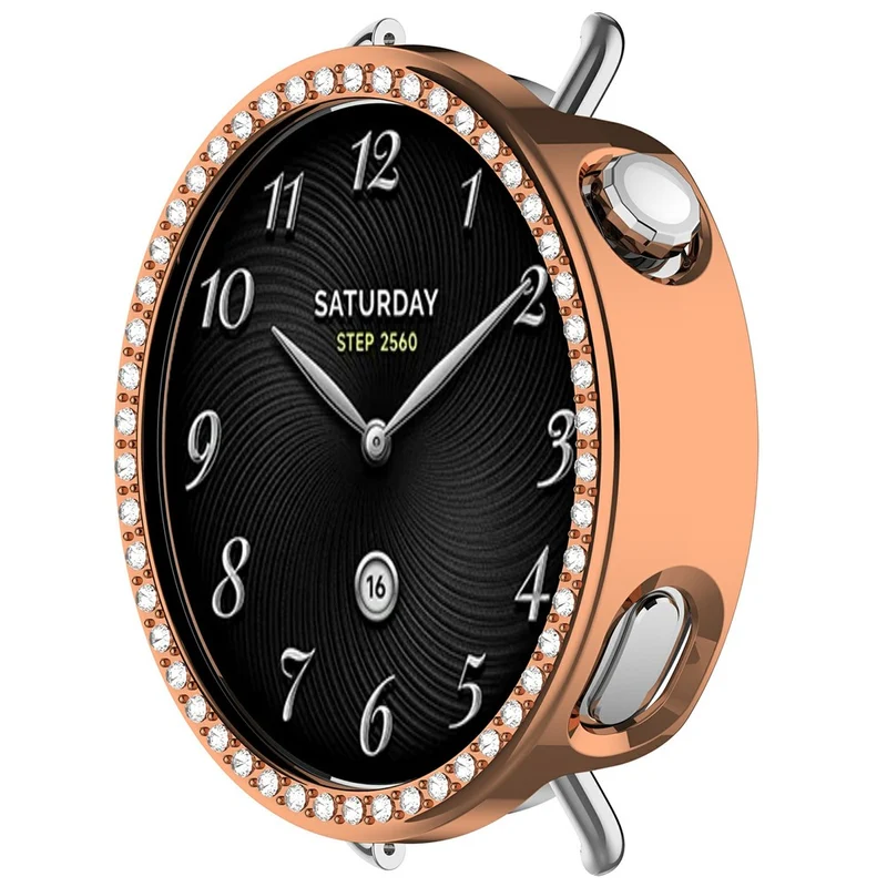 Stilvoll Xiaomi Watch S4 Strass und Silikon Hülle