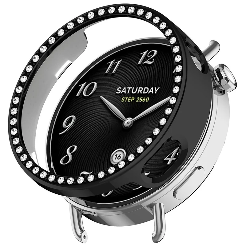 Stilvoll Xiaomi Watch S4 Strass und Silikon Hülle