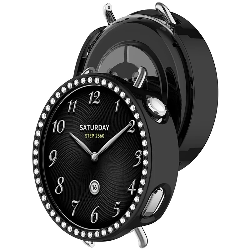 Stilvoll Xiaomi Watch S4 Strass und Silikon Hülle
