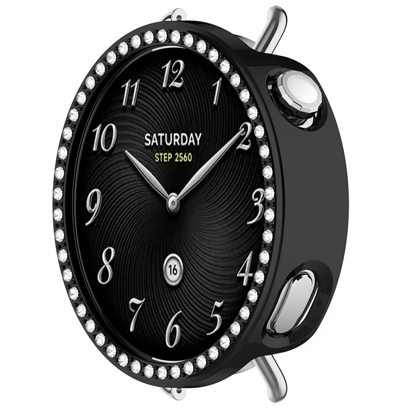 Stilvoll Xiaomi Watch S4 Strass und Silikon Hülle