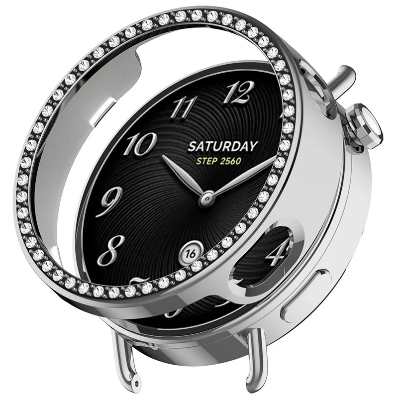 Stilvoll Xiaomi Watch S4 Strass und Silikon Hülle