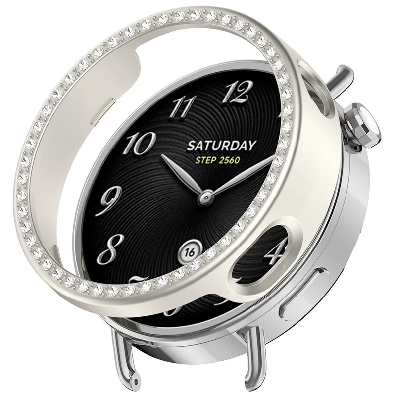 Stilvoll Xiaomi Watch S4 Strass und Silikon Hülle