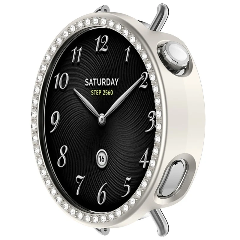 Stilvoll Xiaomi Watch S4 Strass und Silikon Hülle