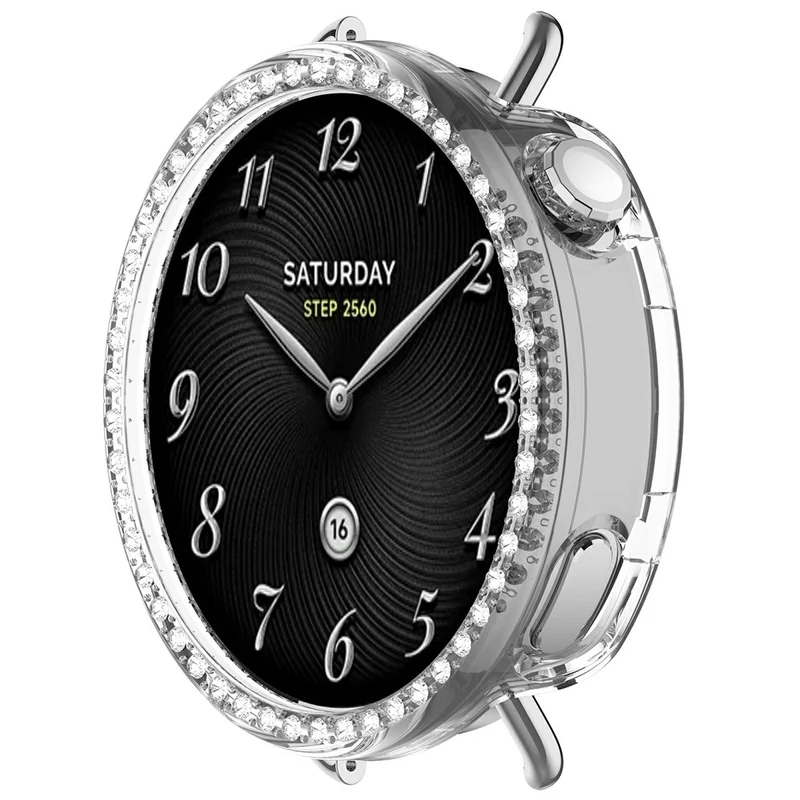 Stilvoll Xiaomi Watch S4 Strass und Silikon Hülle