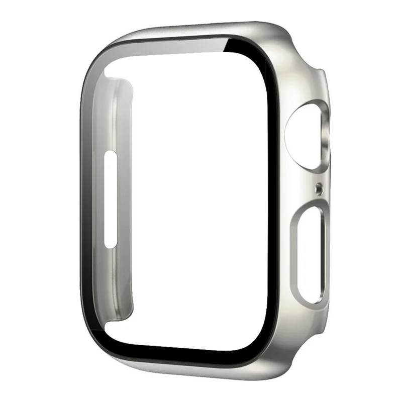 Stilvoll Apple Watch Series 1-3 42mm Glas und Silikon Hülle