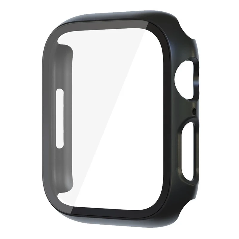 Großartig Apple Watch Series 1-3 38mm Glas und Silikon Hülle