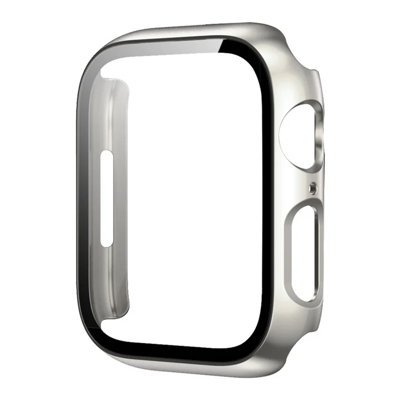 Großartig Apple Watch Series 1-3 38mm Glas und Silikon Hülle