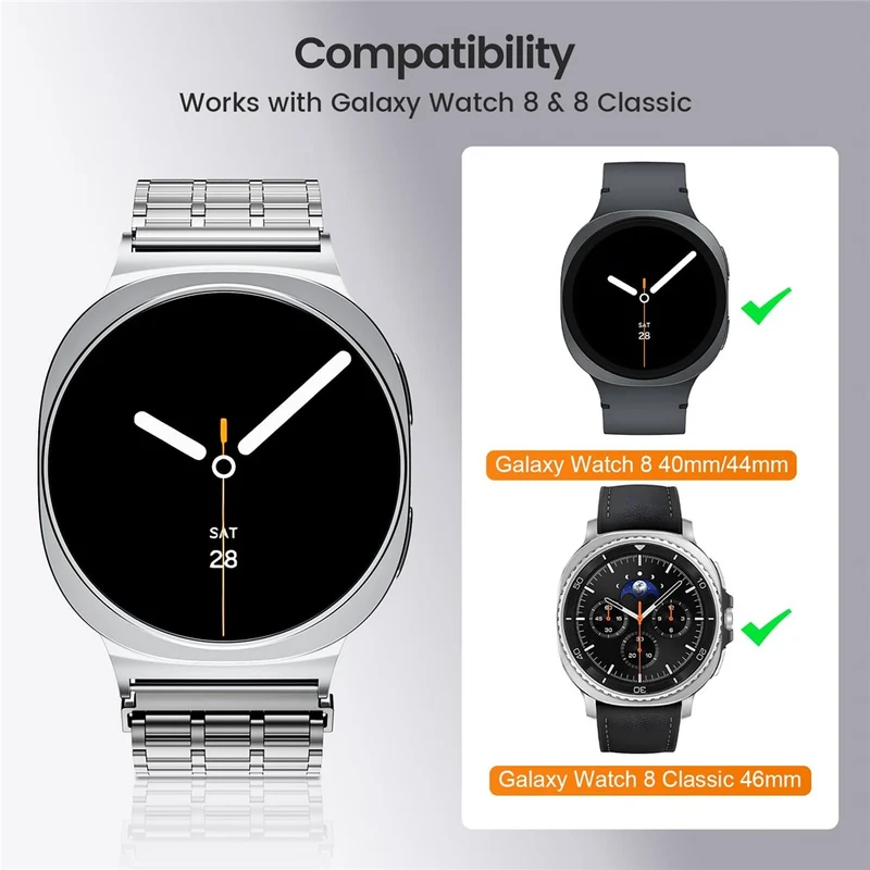 Süß Samsung Galaxy Watch Ultra (2025) 47mm / Samsung Galaxy Watch Ultra 47mm Metall Universell Armband