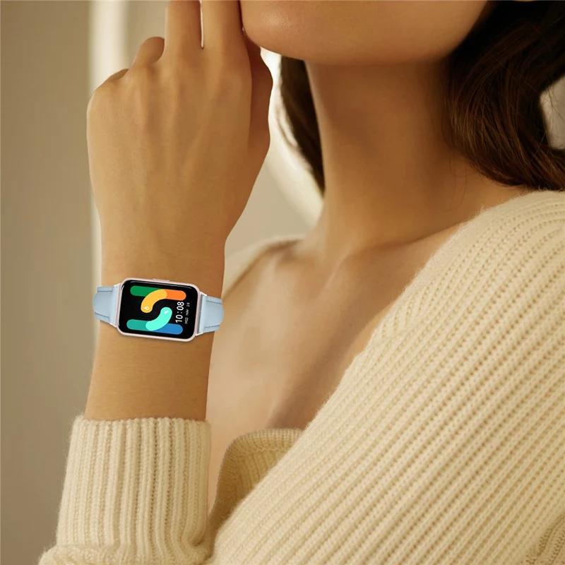 Haltbar Huawei Watch Fit 3 Kunstleder Armband