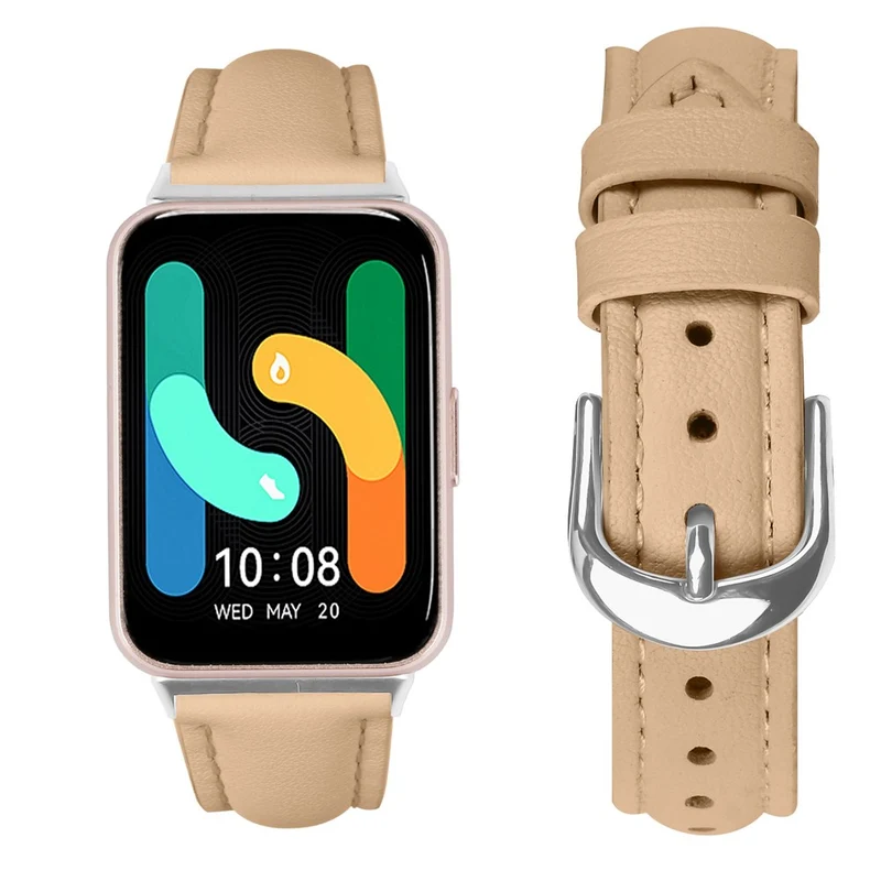 Haltbar Huawei Watch Fit 3 Kunstleder Armband