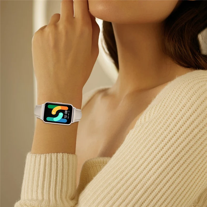 Haltbar Huawei Watch Fit 3 Kunstleder Armband