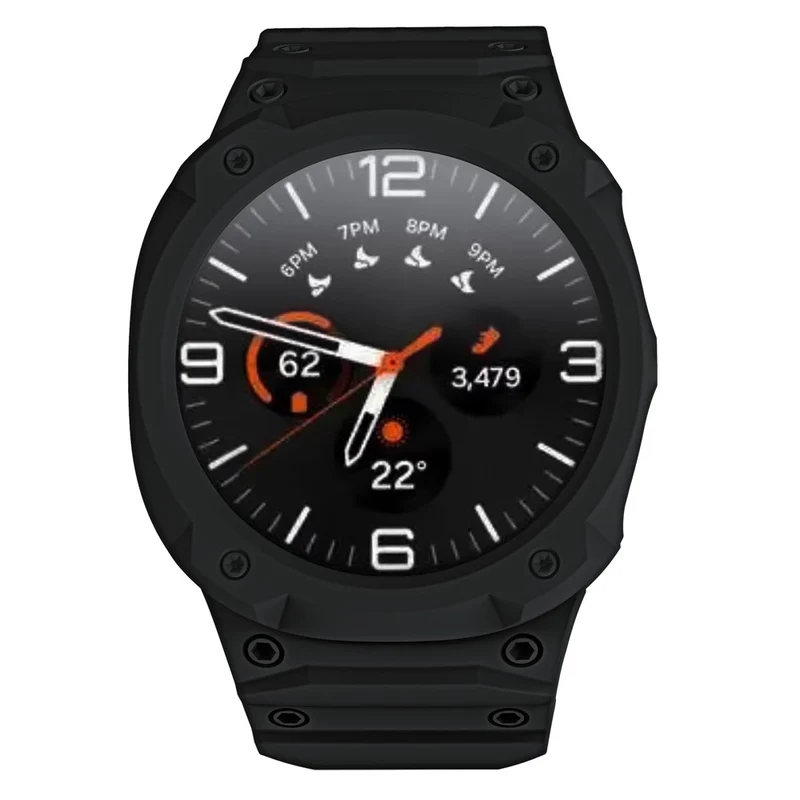 Modisch Samsung Galaxy Watch8 44mm Silikon Hülle