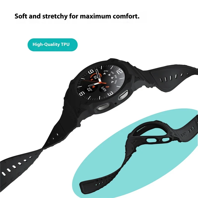 Modisch Samsung Galaxy Watch8 44mm Silikon Hülle