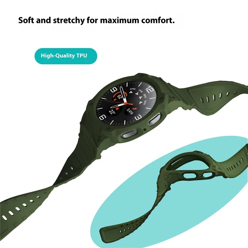 Modisch Samsung Galaxy Watch8 44mm Silikon Hülle