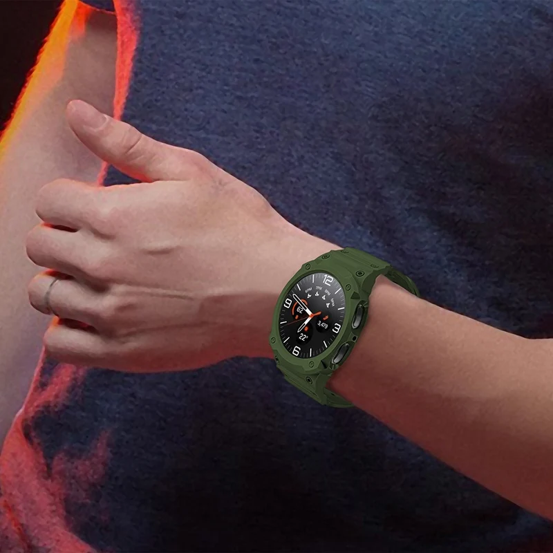 Modisch Samsung Galaxy Watch8 44mm Silikon Hülle