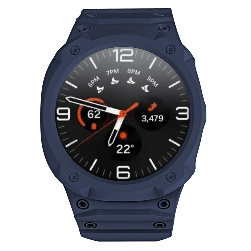 Modisch Samsung Galaxy Watch8 44mm Silikon Hülle