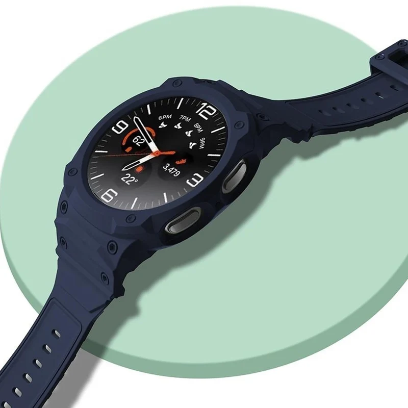 Modisch Samsung Galaxy Watch8 44mm Silikon Hülle