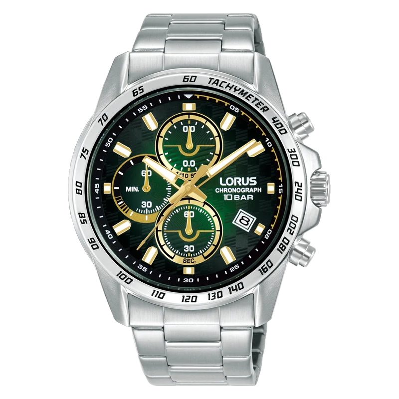 Lorus Sport RM309KX9 Herrenuhr • Chronograph 1/10 Sek. • Mineralglas