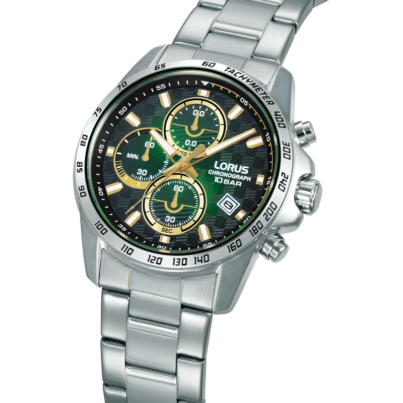 Lorus Sport RM309KX9 Herrenuhr • Chronograph 1/10 Sek. • Mineralglas