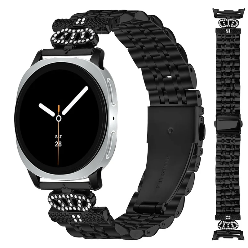 Absolut Stark Samsung Galaxy Watch Ultra 47mm Metall Und Strass Armband