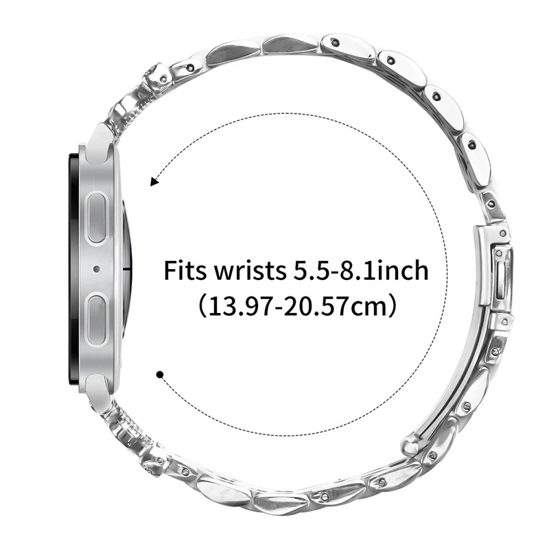 Süß Samsung Galaxy Watch Ultra 47mm Metall Und Strass Armband