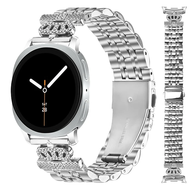 Mega Chillig Samsung Galaxy Watch Ultra (2025) 47mm Metall Und Strass Armband