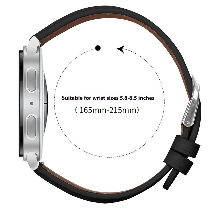 Bemerkenswert Elegant Samsung Galaxy Watch Ultra (2025) 47mm Kunstleder Armband