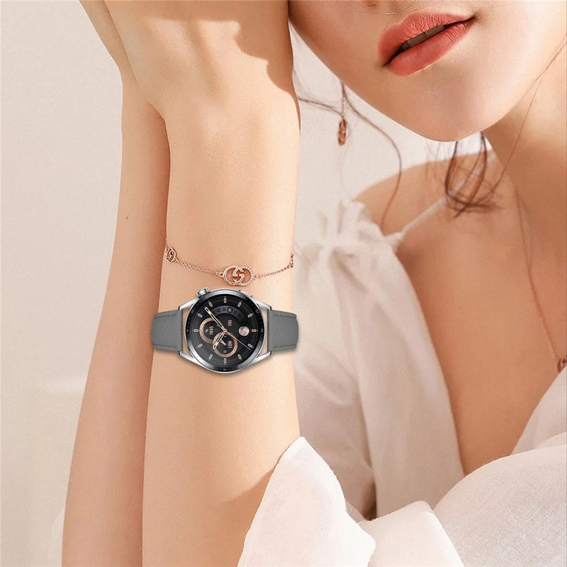 Sehr Stilvoll Samsung Gear S3 Frontier / Samsung Galaxy Watch 3 (45mm) Kunstleder Universell Armband