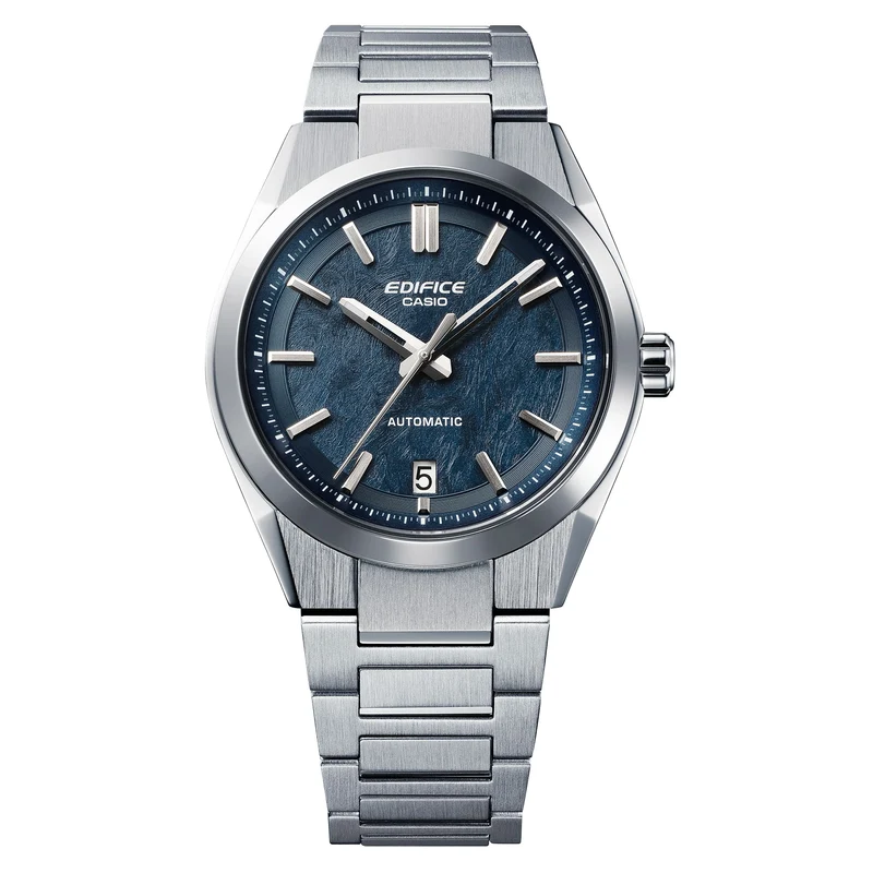 Casio Edifice EFK-100D-2AER Herrenuhr Blau • Automatikwerk mit Sichtboden • Saphirglas