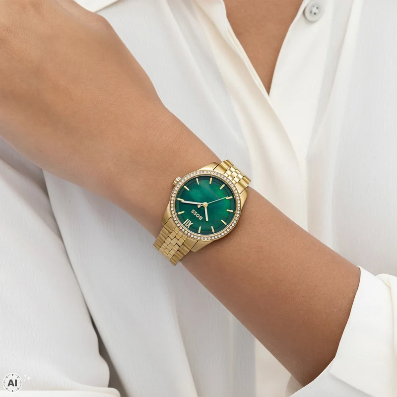 BOSS Graceful 1502868 Damen Armbanduhr • Elegantes Design • Quarzwerk