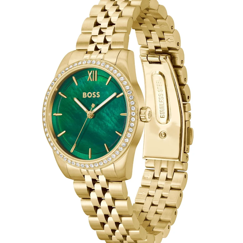 BOSS Graceful 1502868 Damen Armbanduhr • Elegantes Design • Quarzwerk