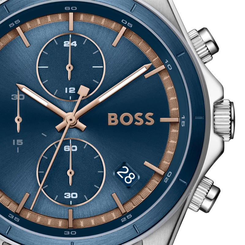 BOSS Bossletic 1514336 Herren Armbanduhr • Sportliches Design • BOSS Qualität