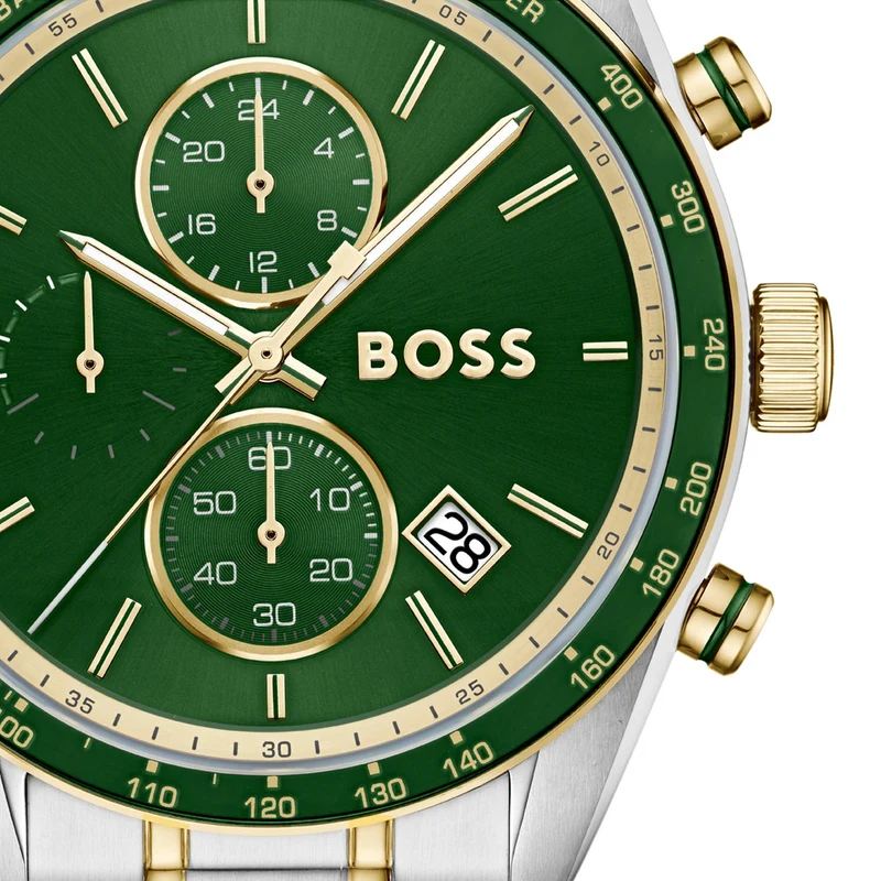 BOSS Grand Prix 1514345 Herren Armbanduhr • Elegantes Design • BOSS Qualität