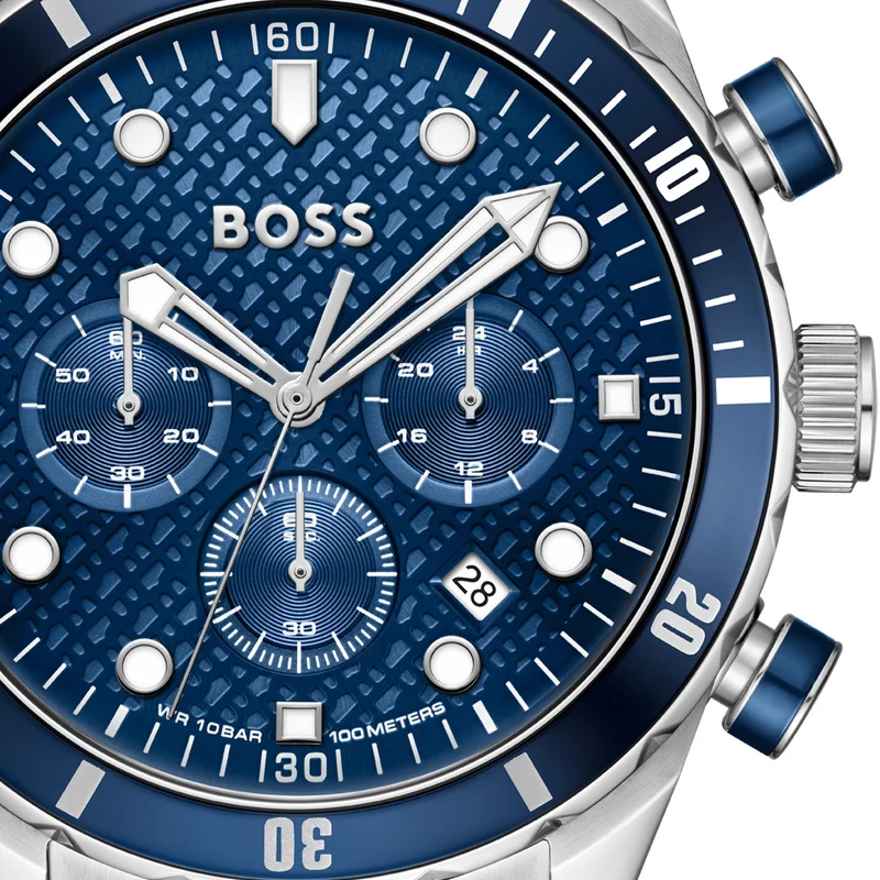 BOSS Chronomatrix 1514338 Herren Armbanduhr • Elegantes Design • BOSS Qualität