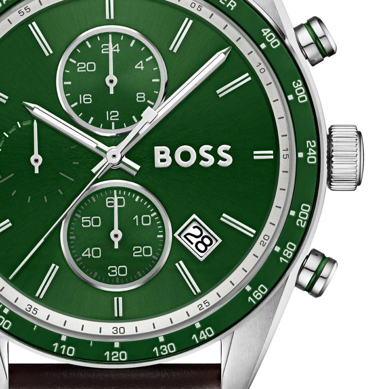 BOSS Grand Prix 1514342 Herren Armbanduhr • Elegantes Design • BOSS Qualität