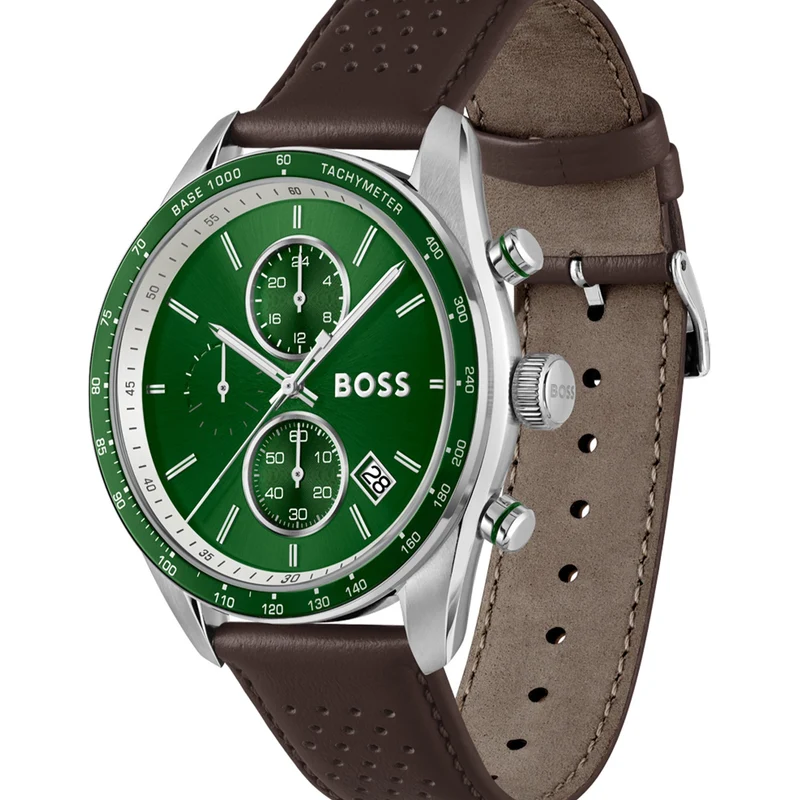 BOSS Grand Prix 1514342 Herren Armbanduhr • Elegantes Design • BOSS Qualität