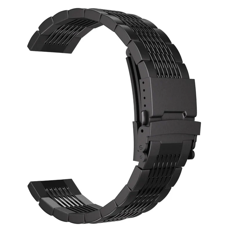 Motorola Moto Watch Ultra Luxury Stahlgliederarmband (Schwarz)