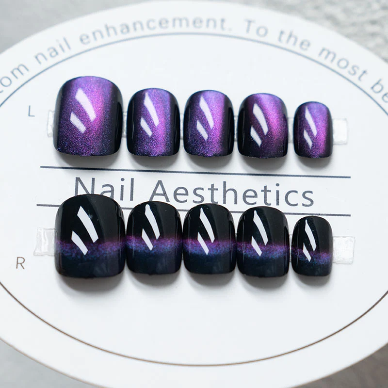 Elegantes Press-On Nagelkunstset mit Verlaufsfinish