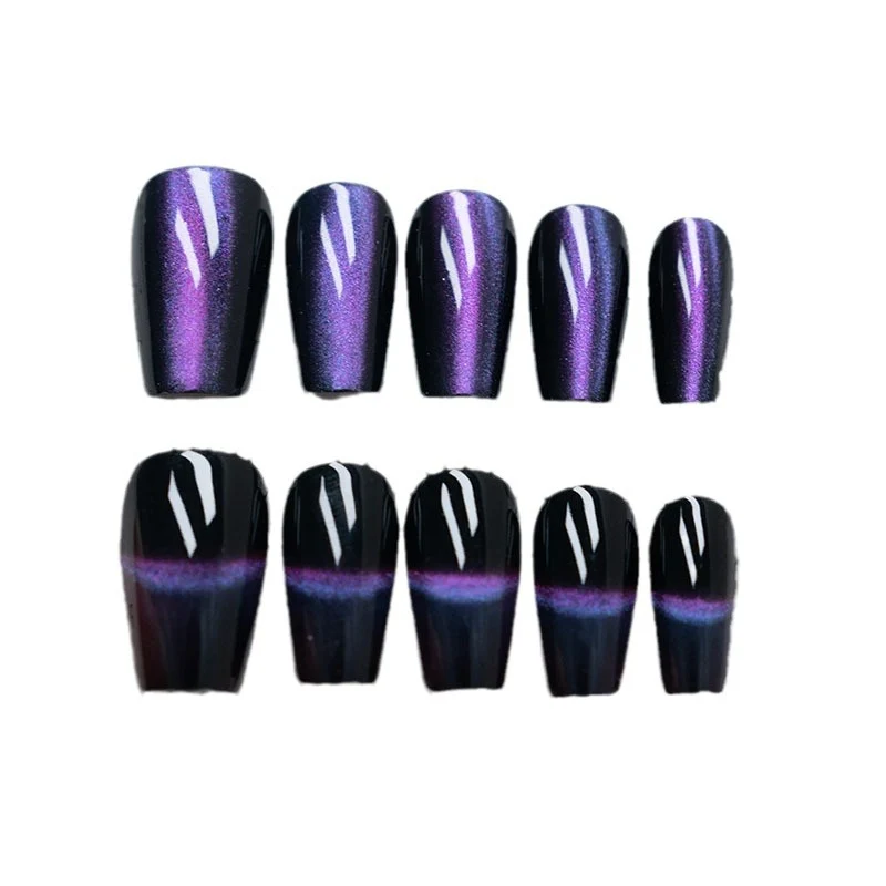Elegantes Press-On Nagelkunstset mit Verlaufsfinish