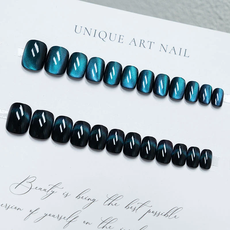 Elegantes Press-On Nagelkunstset mit Verlaufsfinish