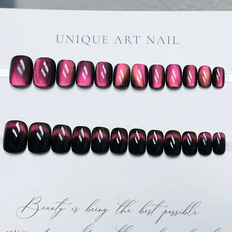 Elegantes Press-On Nagelkunstset mit Verlaufsfinish