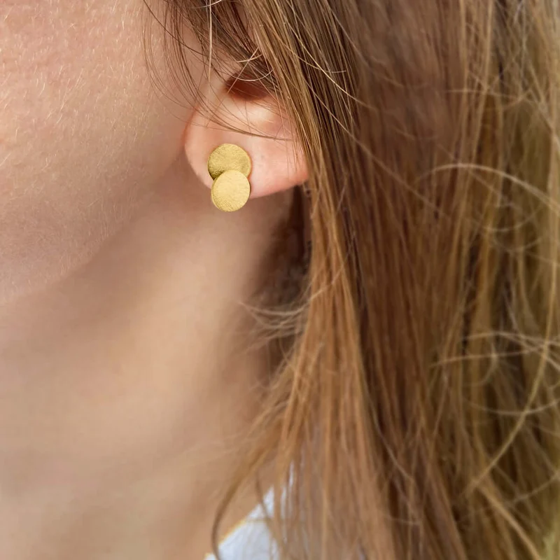 M&M Ohrstecker Pure Volume Gold | Modell 455