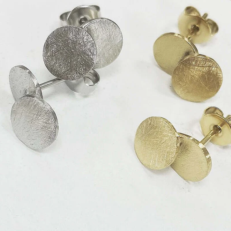 M&M Ohrstecker Pure Volume Gold | Modell 455