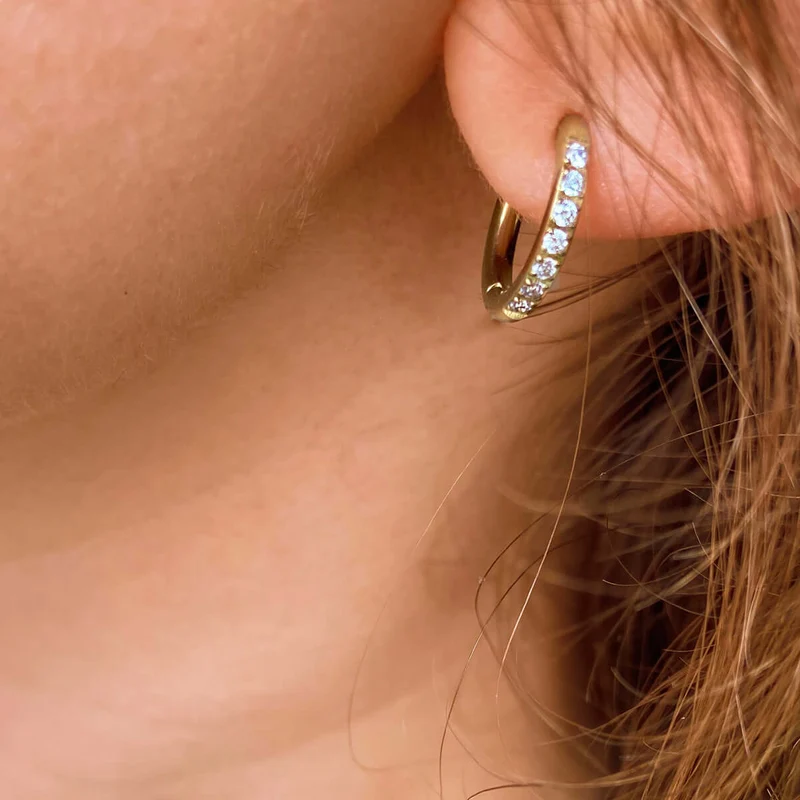 M&M Creolen Modern Glam Gold | Modell 450