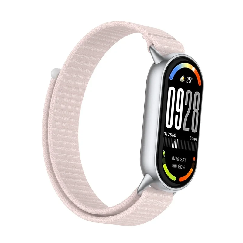 Xiaomi Smart Band 11 Modernes Nylonarmband (Hellrosa)