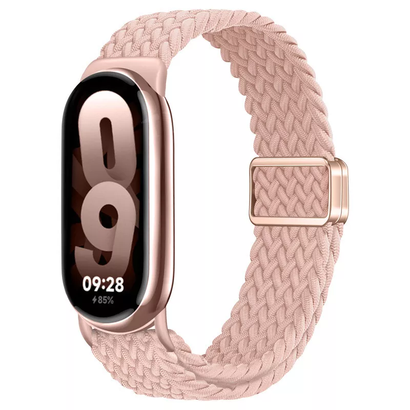 Xiaomi Smart Band 11 Magnetisches Geflochtenes Armband (Rosa)