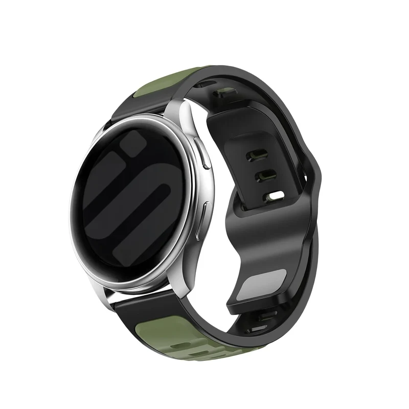 Motorola Moto Watch Ultra Outdoor Duo Silikonarmband (Grün/Schwarz)
