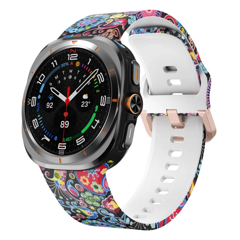 Unglaublich Modisch Samsung Galaxy Watch Ultra 47mm / Samsung Galaxy Watch Ultra (2025) 47mm Silikon Universell Armband